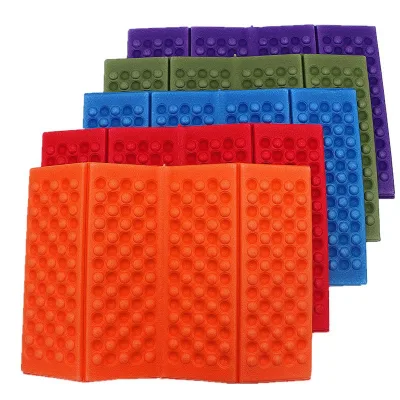 Outdoor Products XPE Foam 4- Fold Folding Foam Cushion Waterproof Cool Insulation Portable Moisture-Proof Picnic Pad Fart Pad