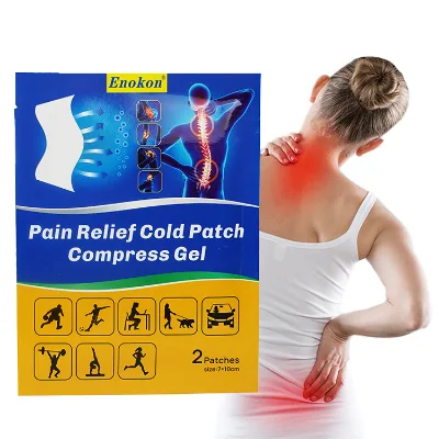 Wholesale Custom Analgesic Capsicum Plaster Herbal Knee Pain Relief Gel Patch Heat Feature Chinese Herbal Enokon EK-001 MSDS