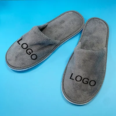 Felt Sleepless Slippers Hotel Travel Perfect Wearable Promotional Gifts Custom Logo Sleepless Felt Slippers in Stock