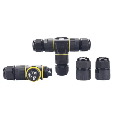 Copper 10A Automotive Waterproof Socket Male and Female Plug for IP68 Aviation T model M20- SP3 Series Wire Connector