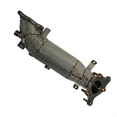 Factory Downpipe Exhaust System Exhaust Stainless Steel for Honda Civic  17-23+/Type R FK8 & FL5/ 23+ Integra Type S DE5