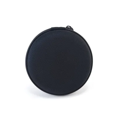 Custom Black GPS Tracker Box Mini Round Car Tracker Bag Hard EVA Car GPS Tracker Case