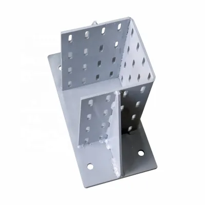 Aluminium Heavy Duty Metal Floor Mounting Base Fixed Feet Support Bracket Floor Stand
