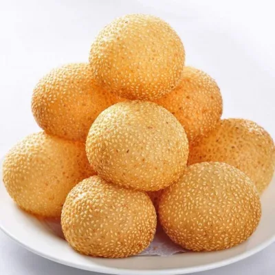 Snacks Sweet Food Sesame Ball Rice Balls Colored Bean Paste Sweet Chinese Bag Packaging Edible Handan Halal Sweets Pastries