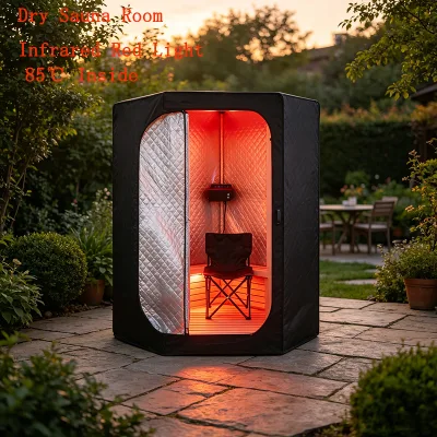 Bulk Wasserdichte Tragbare Sauna Kabine Foldable Dry Heat Sauna for Luxemburg Spa Salon Handler