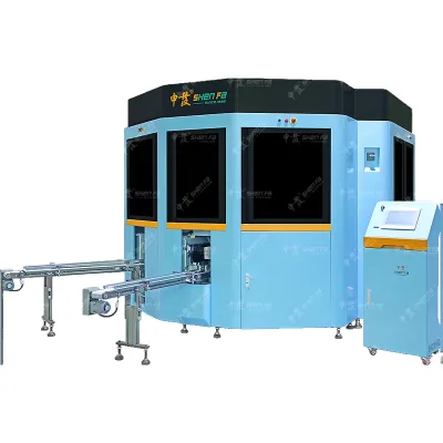 Auto Circular Screen Printing & Hot-Stamping All-In-One Machine SF-SAR-412-RH-