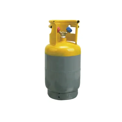 HONGSEN Cylinders R22 R134a R404A R407C R410A Recycle Cylinder With Valve 1/4 Connection