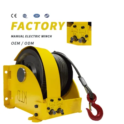 200 m Wire Rope Hand Winch, 5.4 Tonne Hand Winch, Small Worm Gear Hand Winch Can Be Customised
