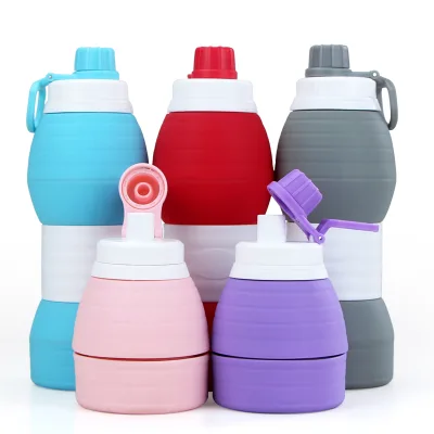 Silicone Collapsible Coffee Cup Portable Silicone Folding Camping Cup for Gym Outdoor Travel