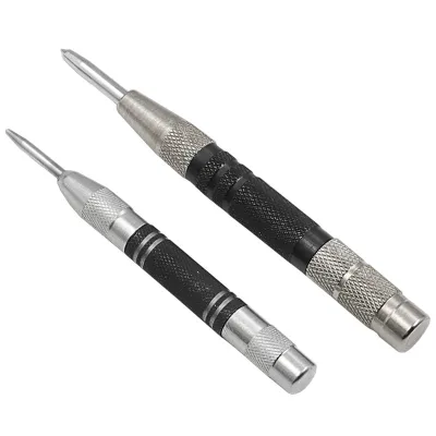 Window Breaker 128mm/155mm Woodworking Punch Silver Black Center Punch