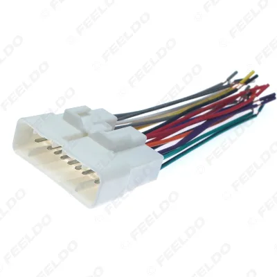 Car Stereo Radio Wiring Harness Wire Tail Line Plugs for Isuzu D-MAX Car CD/DVD Player Installation Adapter
