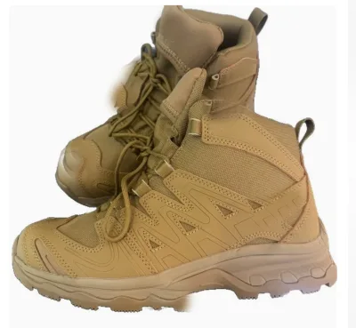 TSB1 Black khaki CP camouflage Nubuck Cow Leather Hiking Running Sports Rangers Tactical Ankle Boots