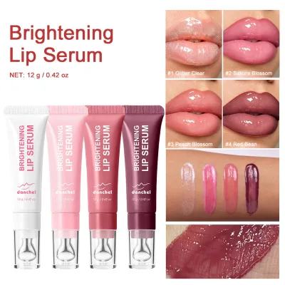 Danchel Lip Gloss With Light Dewy Mirror-finish Lip Serum Moisturizing Nourishing Brightening Lip Essence