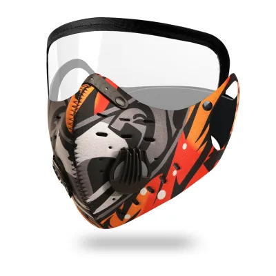 Anti-haze Anti-dust Anti-wind Warm Nylon Cycling Mask with Integrated Air Valve for Mountain Bike Riding
