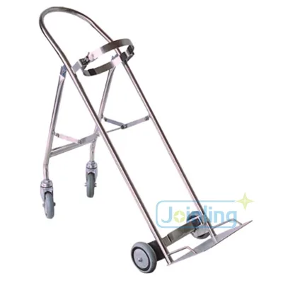 Stainless Steel Oxygen Cylinder Trolley