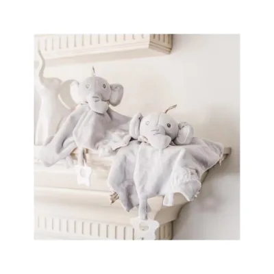 Wholesale Latest Neutral Newborn Comforter Lovey Security Blanket Baby with Stuffed Animal Snuggle