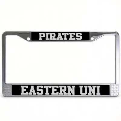 New Sale Sturdy Heavy Duty Chrome Plated Rust-Proof Modern Design Car License Plate Frames