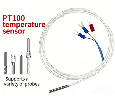 Class a PT100/PT1000 Thermal Resistance Temperature Sensor Long Probe for Chemical Data Acquisition OEM
