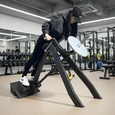 Cheernin 65Kg Heavy Duty T-Bar Rower with Adjustable Weight Plates for Back Training Commercial Incline Level Row Machine