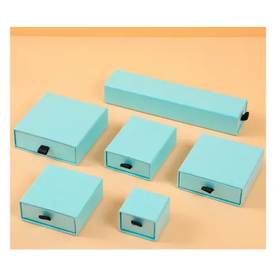 Wholesale Cardboard Sliding Paper Small Gift Box Custom Logo Drawer Jewelry Packaging Boxes