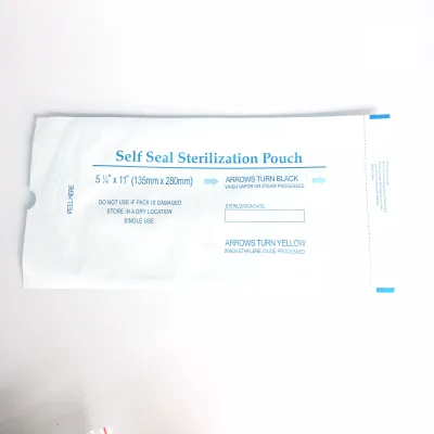 Medical Self Sealing Flat Sterilization Pouch for EO steam Autoclave Sterilization packaging pouch