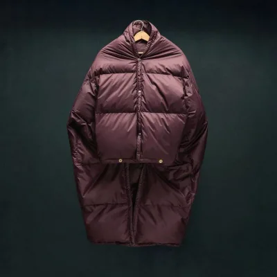 Wholesale Custom Multifunctional Grey Duck Down Poncho Blanket 700FP Waterproof Nylon Camping Quilt, Sleeping Bag for Outdoor