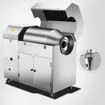 Electric 50Kg Stainless Steel Pistachio & Chestnut Roaster Factory Sale Coffee Roaster Machine for Nuts Soybean Wheat
