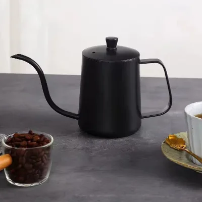 FTS Coffee Kettle Pour-over Arabic Popular Portable Turkish Stainless Steel Maker Tea Moka Gooseneck Best New Moka Coffee Pot