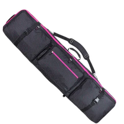 Custom Travel Fashion Durable Waterproof Padded Ski Snowboard Bag Ski Bag With Wheels