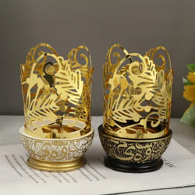 Middle East Arabia Southeast Asia Bukhoor burner Color Bronzing Hollow Resin Process Incense burner