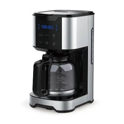 One Touch All in One Smart Tuya Wifi Espresso Coffee Machine Automatic Touch Screen Drip Coffee Machine
