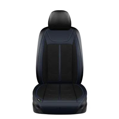 Summer Car Seat Insulation Cooling Mat A3 Cotton Air Conditioning Ventilation Cushion Backrest Blowing Suction Ice Silk Main