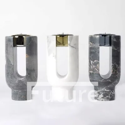 New Design Luxury Irregular Shape Candlestick Custom Y Shape Candle Holder