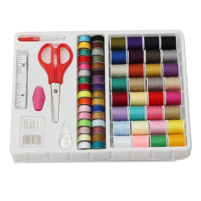 Portable Mini Sewing Kit for Beginner Traveler and Emergency Clothing Fixes DIY Sewing Supplies 80-Piece Sewing Kit