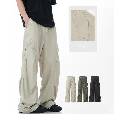 High Quality Stacked Cargo Pants Custom Cotton Cargo Pants Men Vintage Cargo Pants