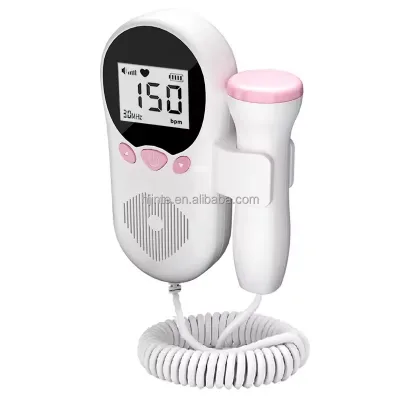 Advanced Fetal Doppler Scanner with Adjustable Volume for Infant Sound Detection and Safe Ultrasonic Technology in Healthcare
