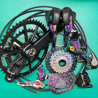 Bicycle Chain Front and Rear Derailleur Shifter Upgrade 12-Speed Ultra-Light Carbon Alloy Steel Outdoor