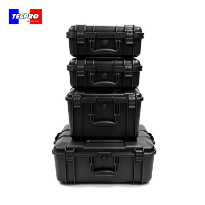 Industrial Grade Stackable Protective Hard Case Waterproof Dustproof Rugged Equipment Tool Storage Carrying Box Custom Foam