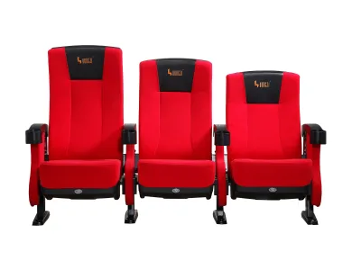 Plastic Theater Cinema Chairs VIP Cinema Auditorium Commercial Furniture