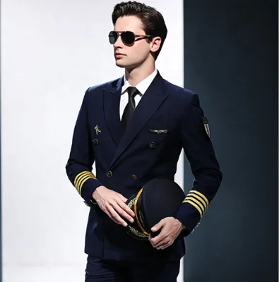 High Quality Airline pilot Flying Suit Uniform Custom Airlines Uniforms