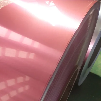 Factory Direct High-Gloss Prepainted Color Coated Metal Aluminum Coil Strip Color-Coated Aluminum Alloy Coils Cutting Welding
