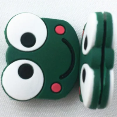 Wholesale Good Quality Frog Animal Tennis Vibration Dampeners Cute Cartoon Tennis Dampers