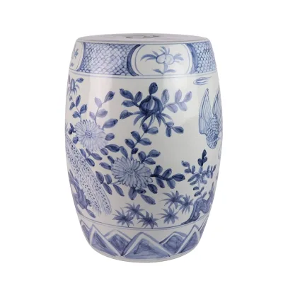 RZSX79-C Various Colors High Quality Creative Hand-painted Ceramic Stool for Garden Decoration