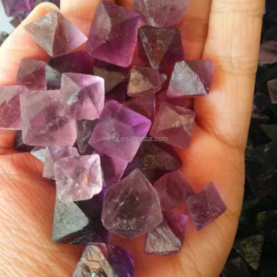 Natural Rough Purple Fluorite Octahedron Raw Crystal Fluorite Price Tumble Crystal Healings
