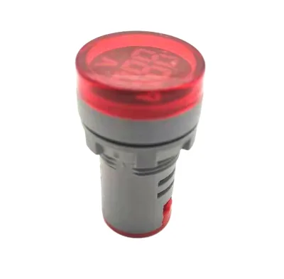 Hot Selling 22mm Mounting Hole Plastic Voltage Indicator Light