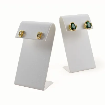 Custom Leather Jewelry Display Stand Earring Holder Jewelry Earring Display Stand Earring Rack Women Earring Jewelry Display