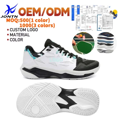 Pickleball Shoes Summer Lightweight Breathable Agarre Estable Proteccion En Puntera Suela Amortiguada