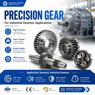 High Precision Worm Gear Custom Brass Steel Gear for Gearbox and Motor Parts