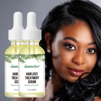 Hair Loss Growth Serum Organic Herbal Nourishing Promote Hair Growth Rosemary Oil Hair Growth Serum for Your Brand