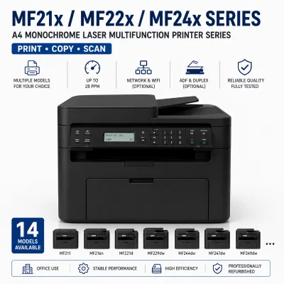 MF211 MF216n MF221d MF229dw MF232w MF236n MF244dw MF247dw MF249dw A4 Monochrome Laser Multifunction Printer